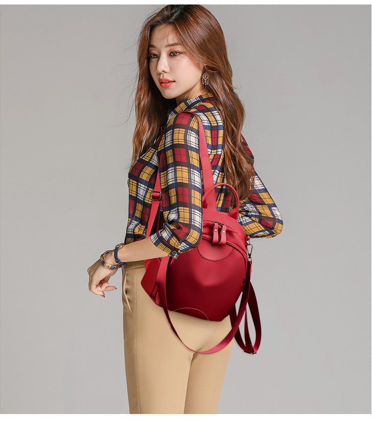 Large Capacity Travel Women's Casual Oxford Cloth Backpack