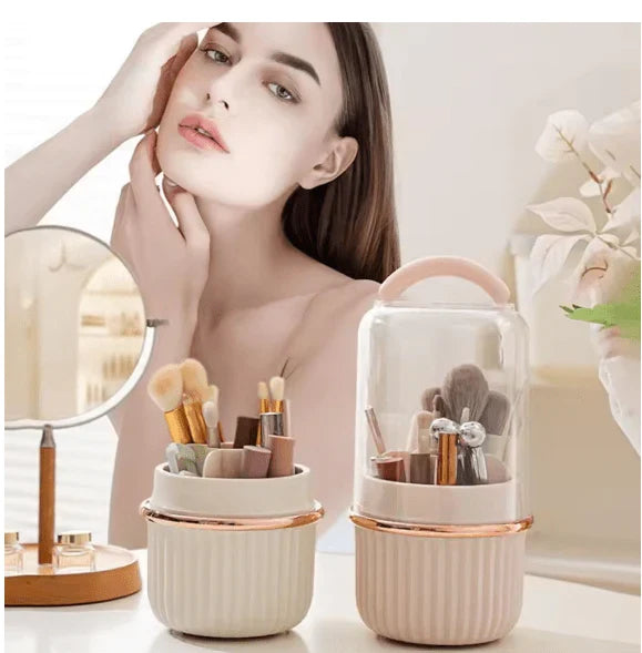 Rotating Brush Storage Bin