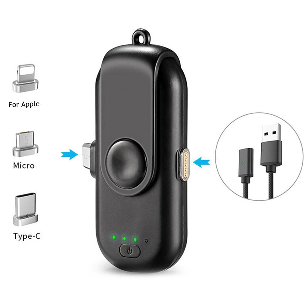 ABS Black Portable Charger