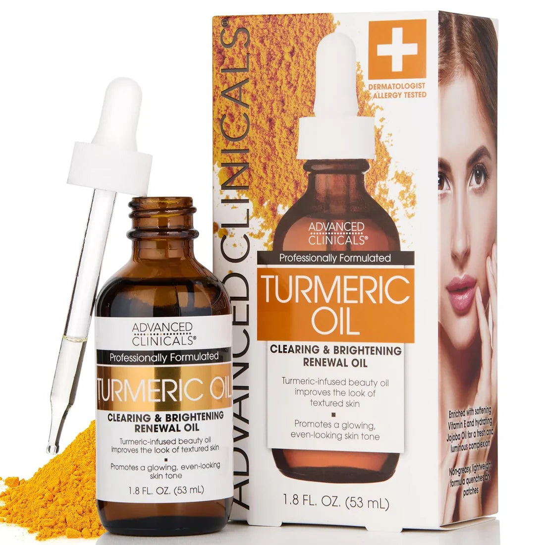 Advanced Clinicals - Turmeric Oil Clearing & Brightening Renewal Oil (Original)