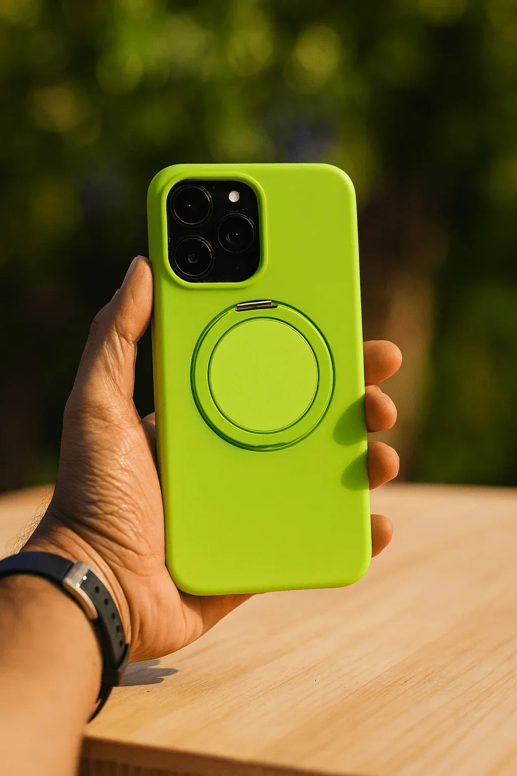 MagSafe-Compatible Silicone Shockproof iPhone Cover